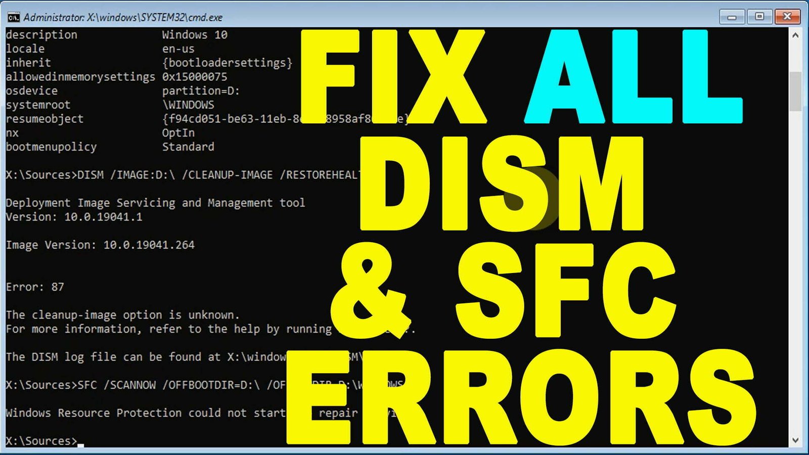 How to Fix All DISM & SFC Errors in Windows 10 & 11
