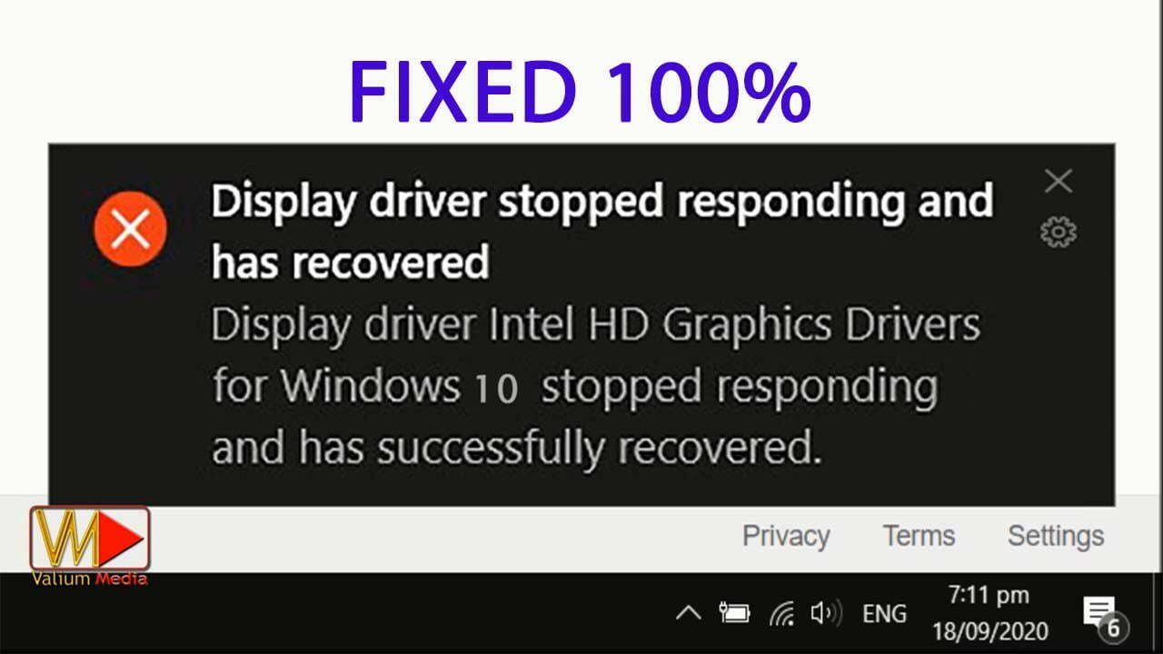 How to Fix Display Driver Stopped Responding & has Recovered