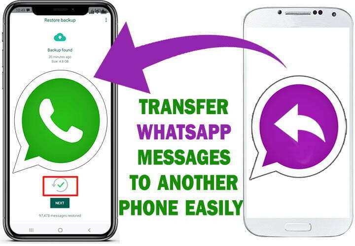 How to Transfer WhatsApp Chats to New Phone Without PC