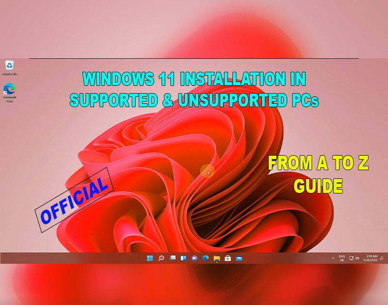 How to Install Windows 11 on Any Computer Step By Step