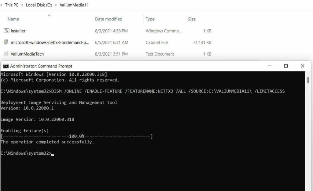 How To Install NET Framework 3.5 on Windows 11 Offline Mode Using CMD