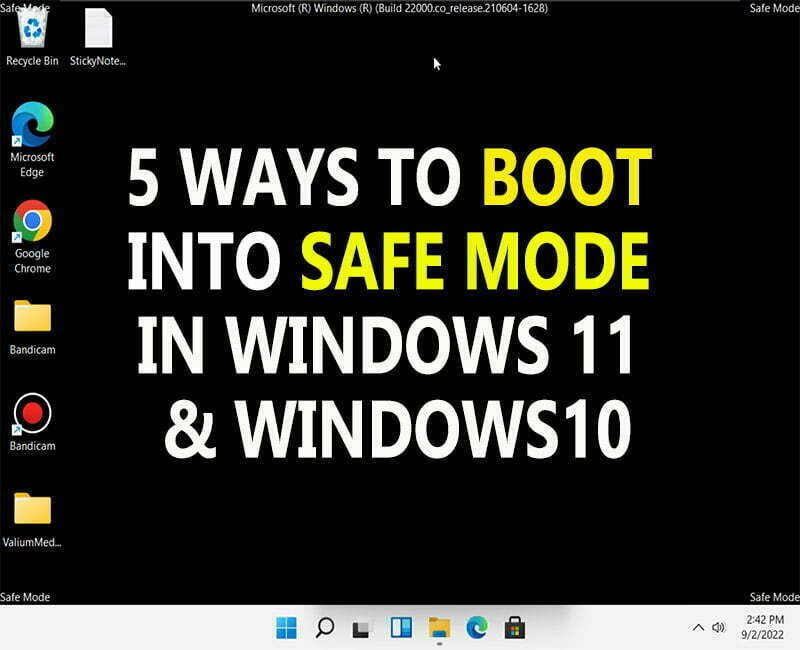 How to Boot Windows 11 & 10 into Safe Mode: 5 Ways