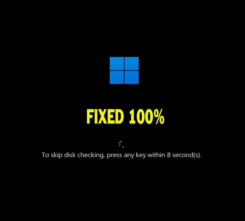 How to Stop Disk Checking Message at Windows Startup | Video