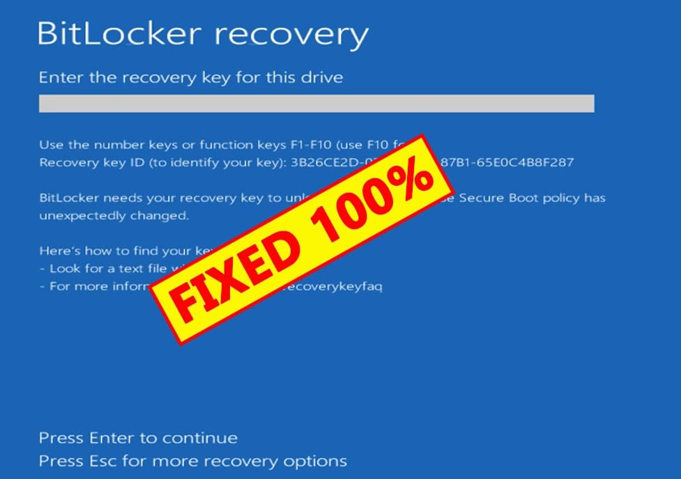 How to Bypass BitLocker Recovery Key with or Without Microsoft Account