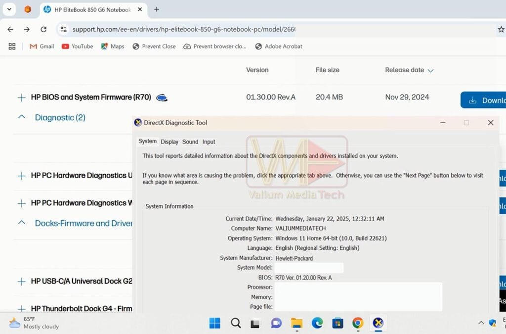 Verify the BIOS Version