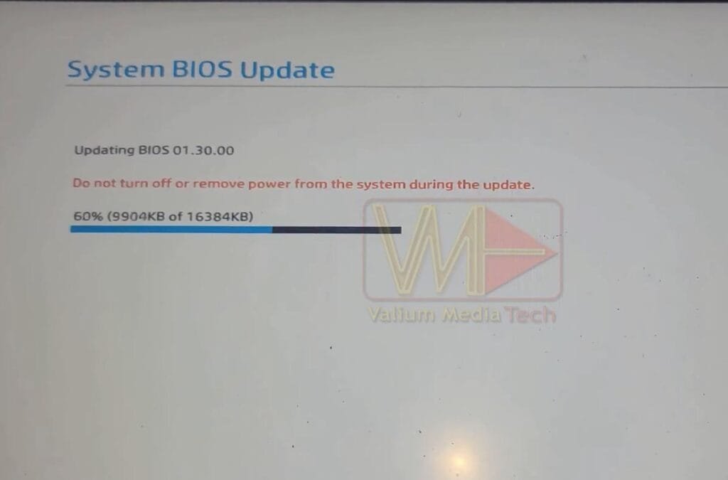 HP BIOS Update Process