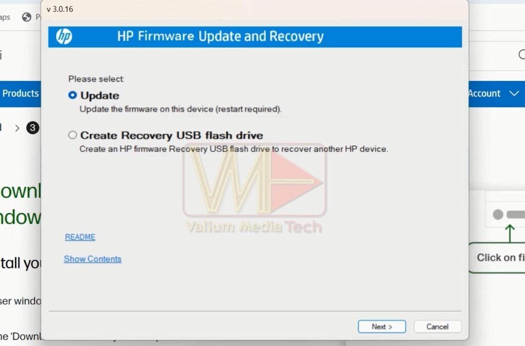 HP BIOS Update Wizard