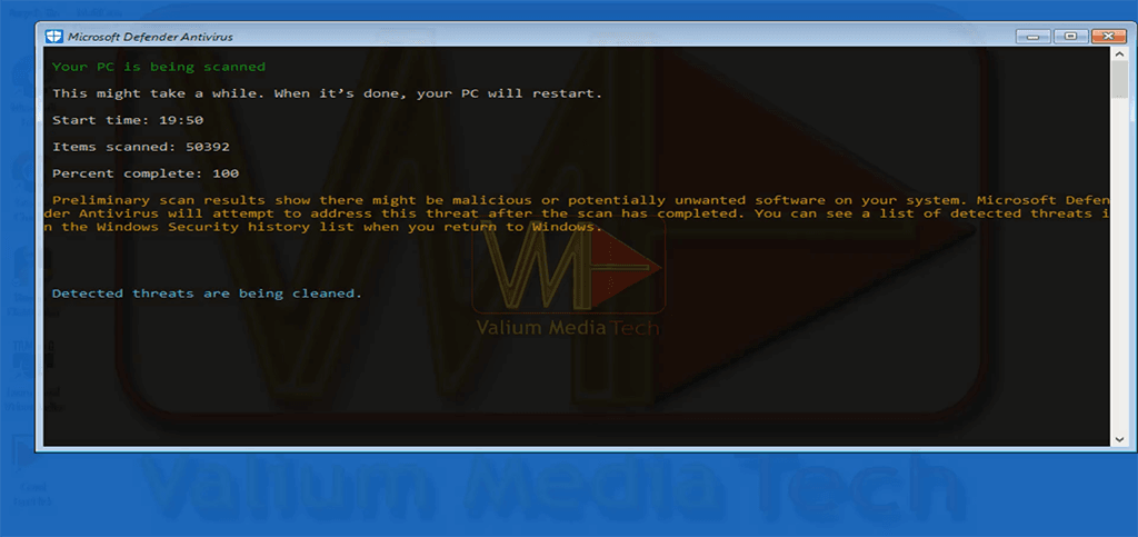 Microsoft Defender Antivirus Offline Scan Found Viruses