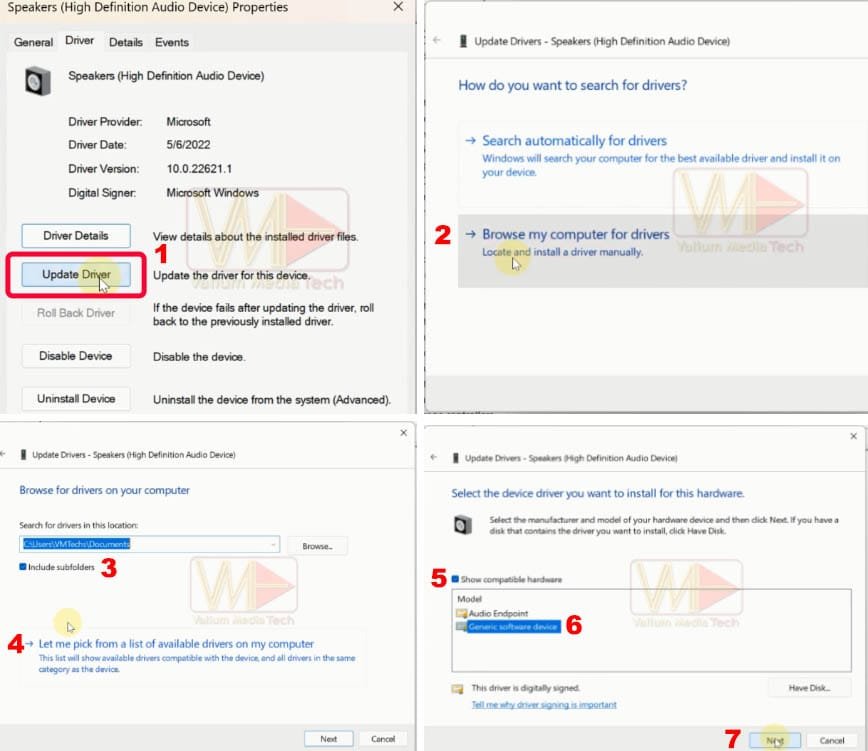 Install Windows Default Audio Driver