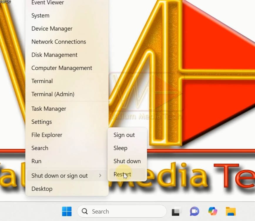 Restart Windows Computer